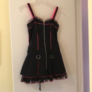 Black and Pink Women's Dress